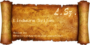 Lindwurm Szilas névjegykártya